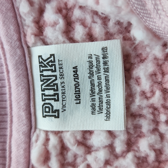 Pink Victorias Secret Sherpa Crewneck - Picture 2 of 7